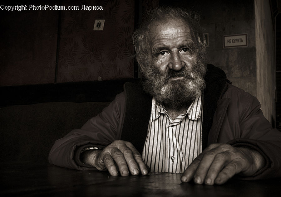 People, Person, Human, Beard, Hair, Bust, Figurine
