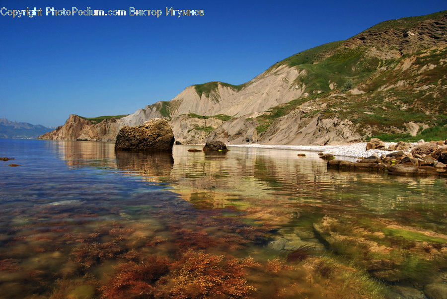 Promontory, Cliff, Outdoors, Coast, Sea, Water, Nature