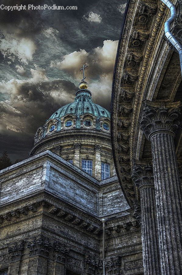 Architecture, Dome, Building, Cathedral, Church, Worship, Column