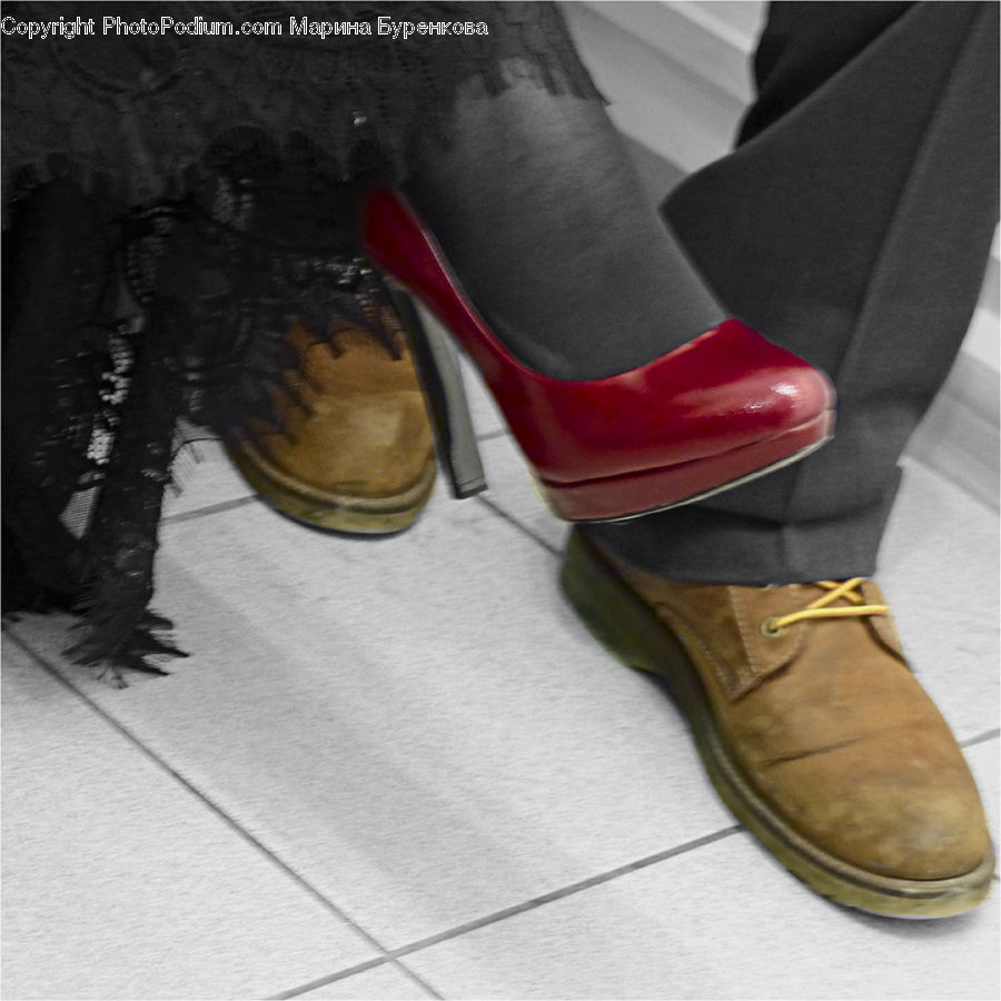 Footwear, Shoe, High Heel, Triangle, Wedge