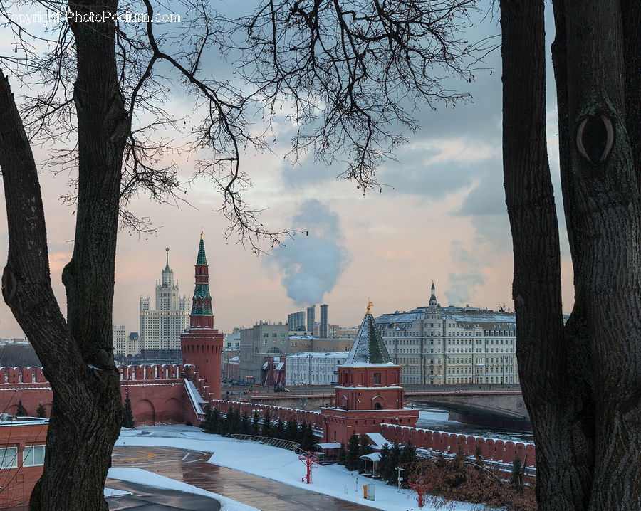 Campus, Architecture, Bell Tower, Clock Tower, Tower, Downtown, Plaza