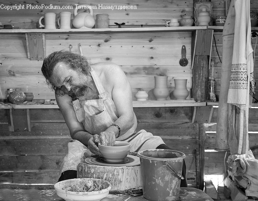 People, Person, Human, Jug, Pitcher, Art, Gargoyle