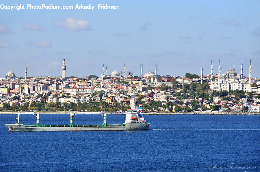 Waterfront, Ferry, Freighter, Ship, Tanker, Vessel, Cruise Ship