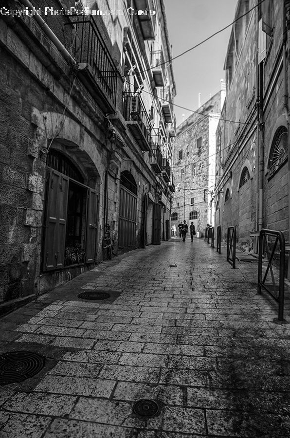 Alley, Alleyway, Road, Street, Town, Chair, Furniture