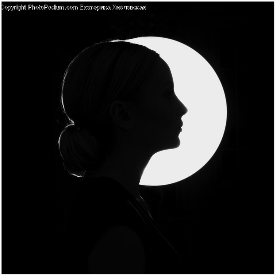 Silhouette, Label, Text