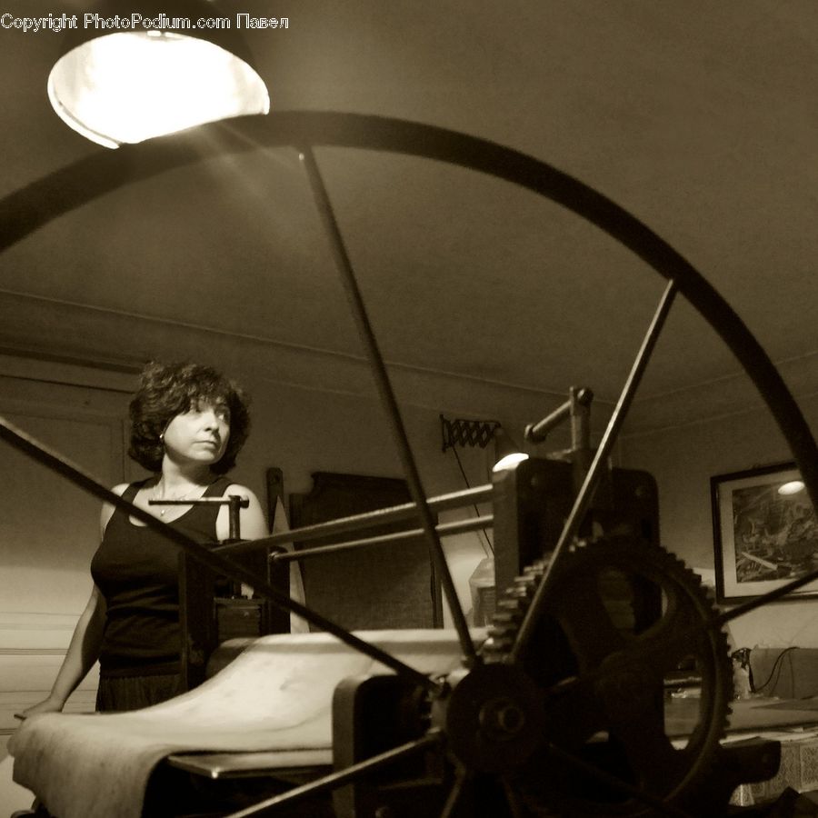People, Person, Human, Aircraft, Airplane, Biplane, Factory