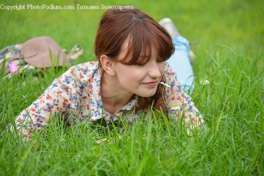 People, Person, Human, Field, Grass, Grassland, Plant