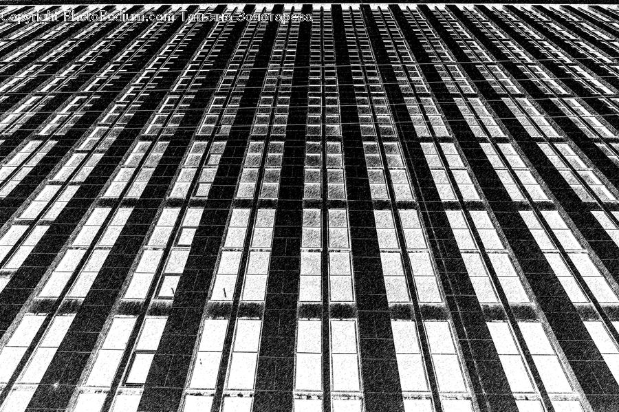 Architecture, City, Downtown, High Rise, Skyscraper, Pavement, Urban