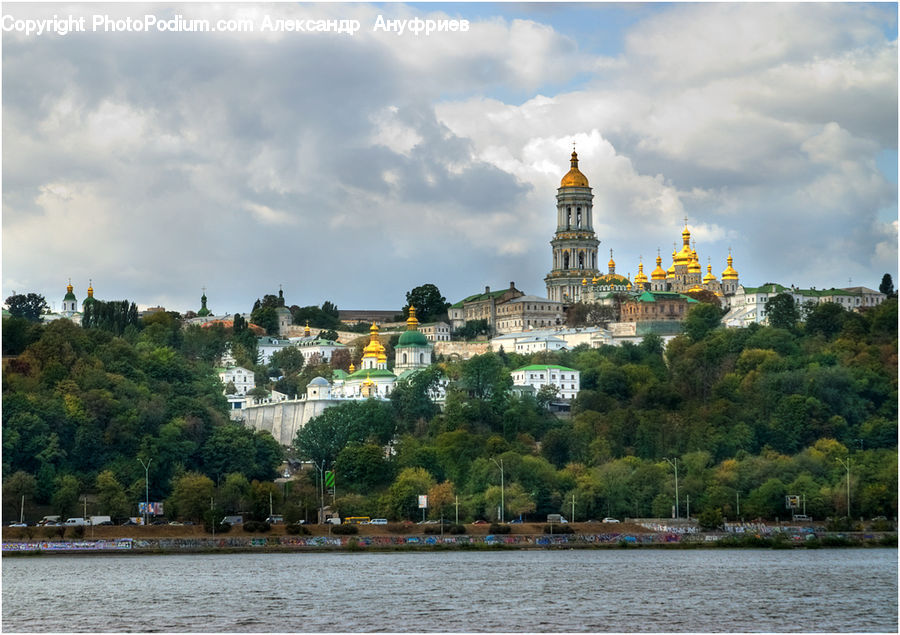 Architecture, Castle, Fort, City, Downtown, Bell Tower, Clock Tower