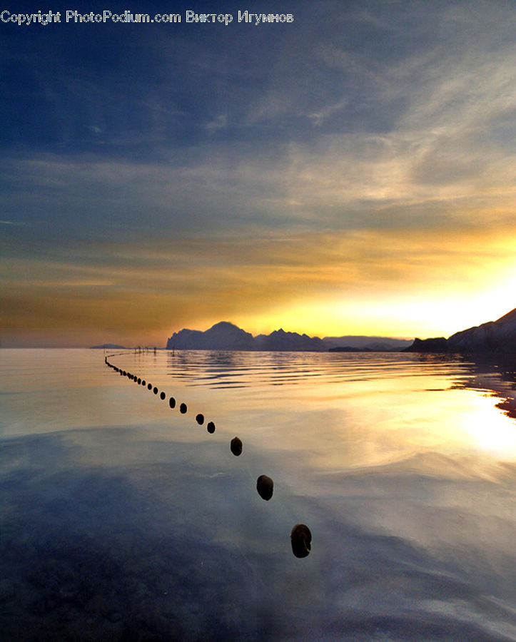 Dawn, Dusk, Sky, Sunrise, Sunset, Beach, Coast