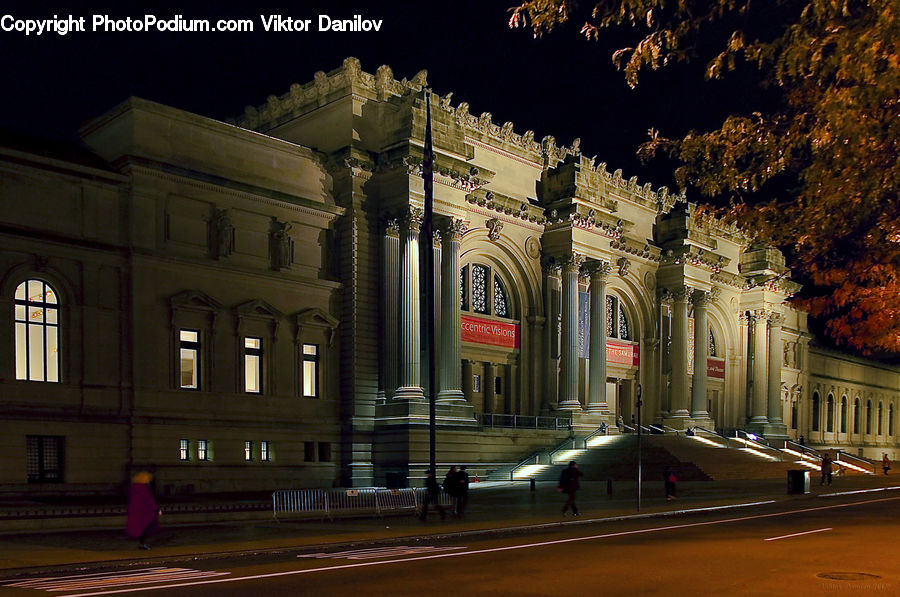 Building, Office Building, Pedestrian, Person, Subway, Train, Train Station