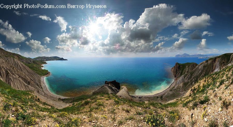 Coast, Outdoors, Sea, Water, Beach, Azure Sky, Cloud