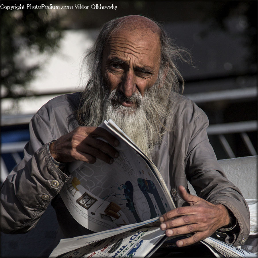 People, Person, Human, Paper, Man, Portrait