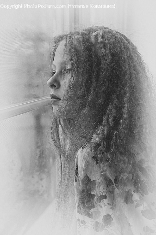 People, Person, Human, Portrait, Selfie, Drawing, Sketch