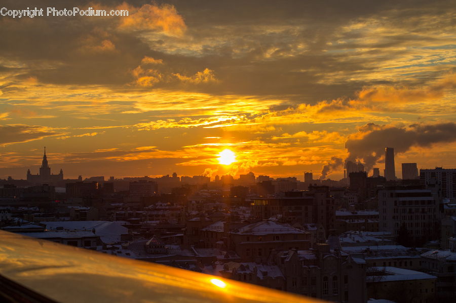 Dawn, Dusk, Red Sky, Sky, Sunrise, Sunset, Outdoors