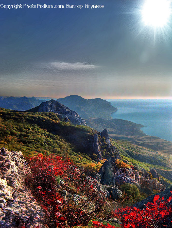 Land, Outdoors, Plateau, Tundra, Dawn, Dusk, Sky