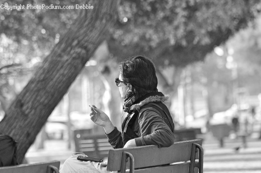People, Person, Human, Bench, Portrait, Female