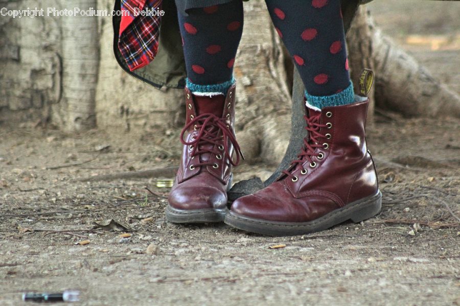 Boot, Shoe, Cowboy Boot, Footwear, Riding Boot, Plaid, Tartan