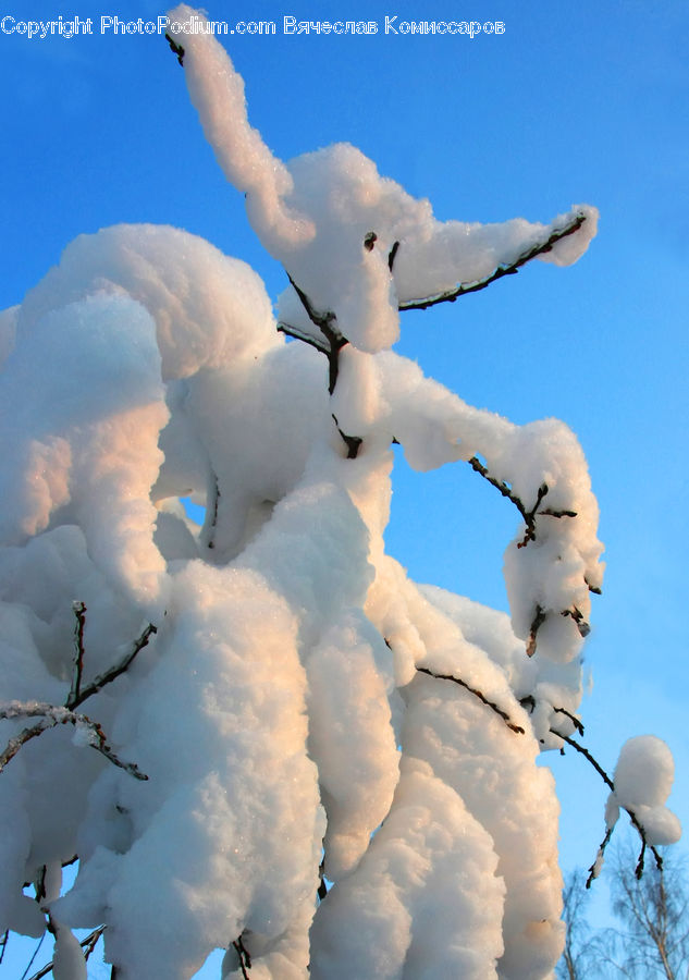 Cloud, Cumulus, Sky, Ice, Outdoors, Snow