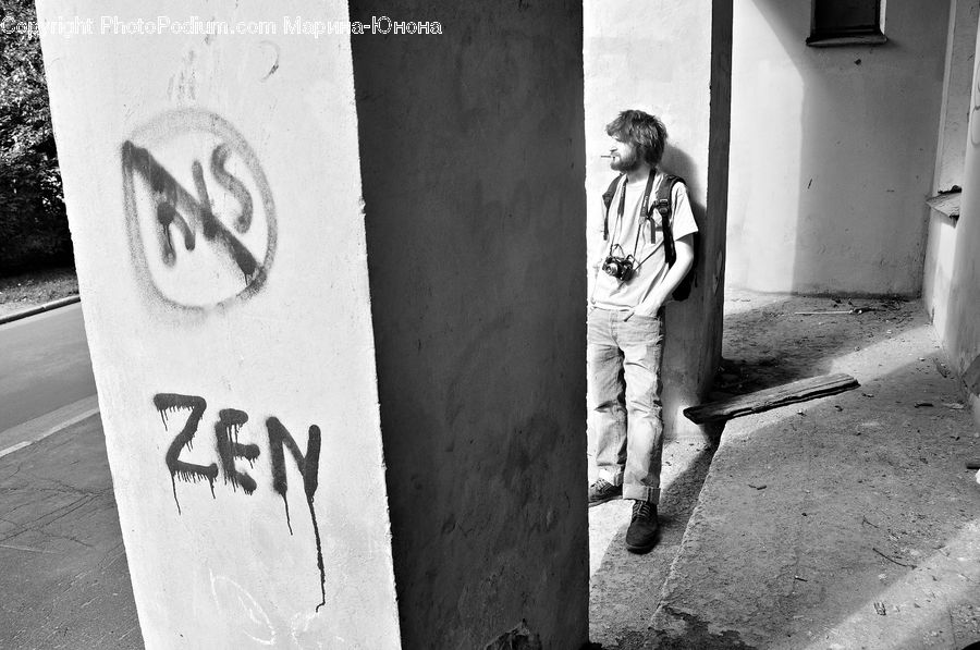 People, Person, Human, Label, Sticker, Alley, Alleyway