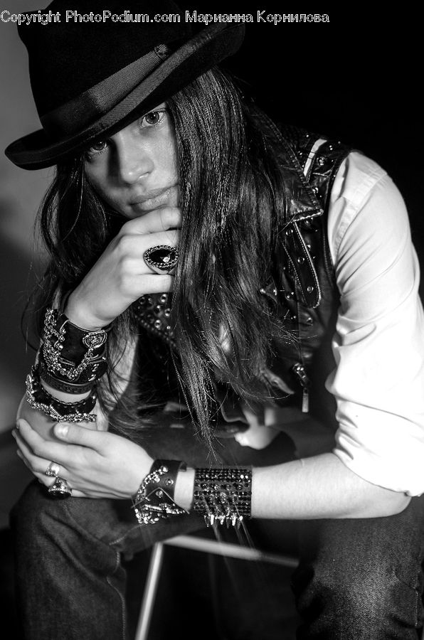 Human, People, Person, Female, Portrait, Bling