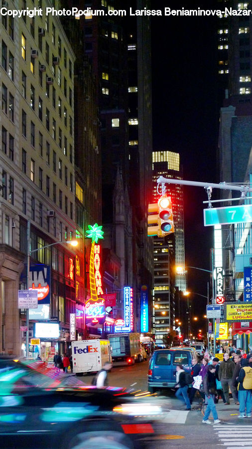 Automobile, Car, Vehicle, City, Downtown, Metropolis, Urban