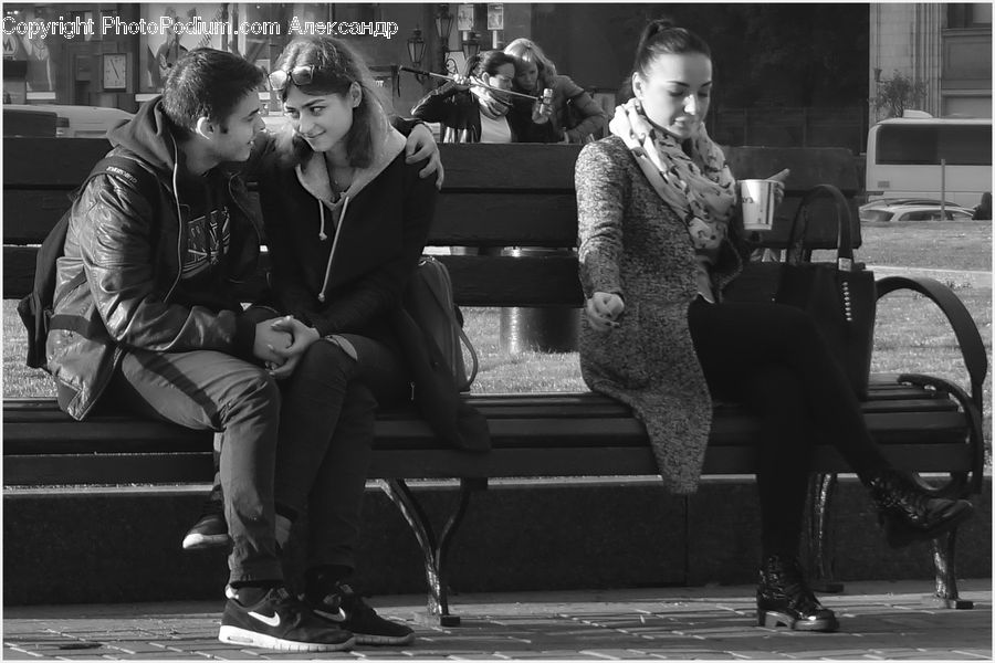 Human, People, Person, Bench, Chair, Furniture, Female
