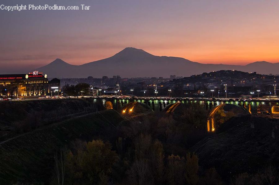 Dawn, Dusk, Red Sky, Sky, Sunrise, Sunset, Landscape