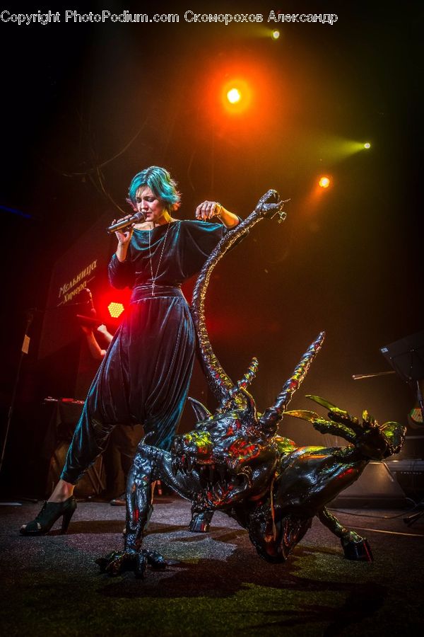 Dance, Dance Pose, Art, Sculpture, Statue, Stage, Performer