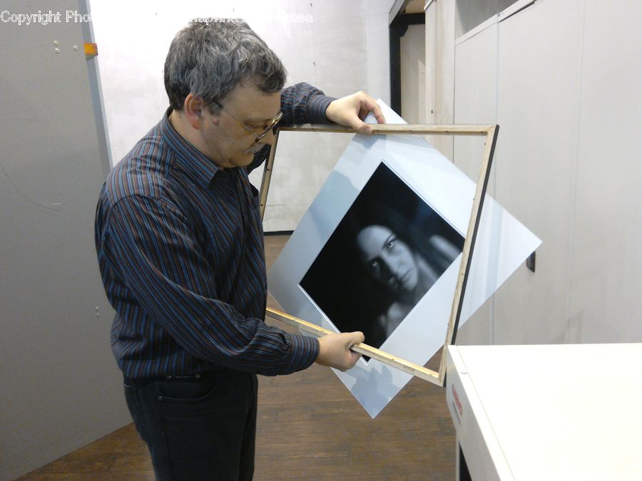 People, Person, Human, Box, Cardboard, White Board, Plywood