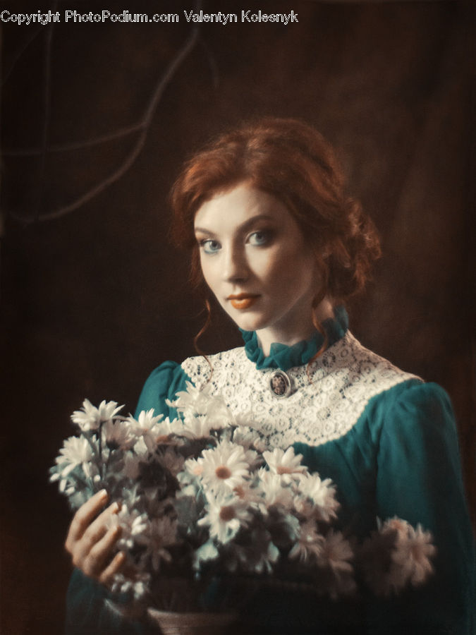 Human, People, Person, Plant, Potted Plant, Lace, Bridesmaid