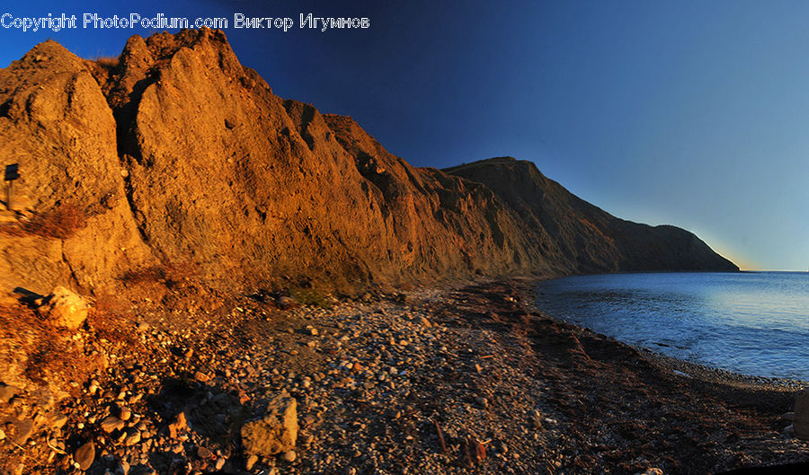 Cliff, Outdoors, Soil, Coast, Sea, Water, Promontory