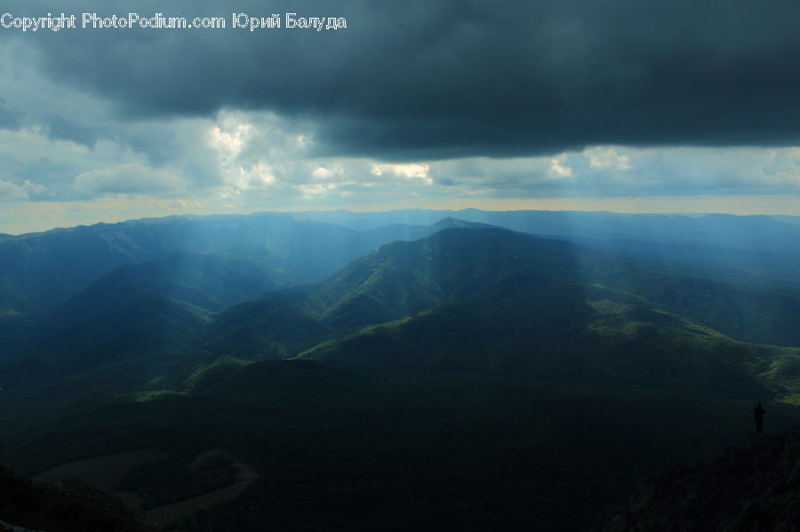 Mountain, Mountain Range, Outdoors, Azure Sky, Cloud, Sky, Cumulus