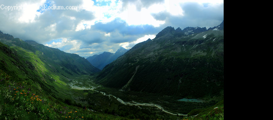 Arctic, Glacier, Ice, Mountain, Outdoors, Snow, Crest
