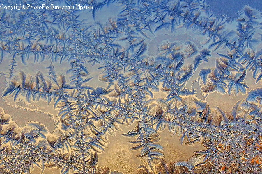 Frost, Ice, Outdoors, Snow, Art, Carpet, Tapestry