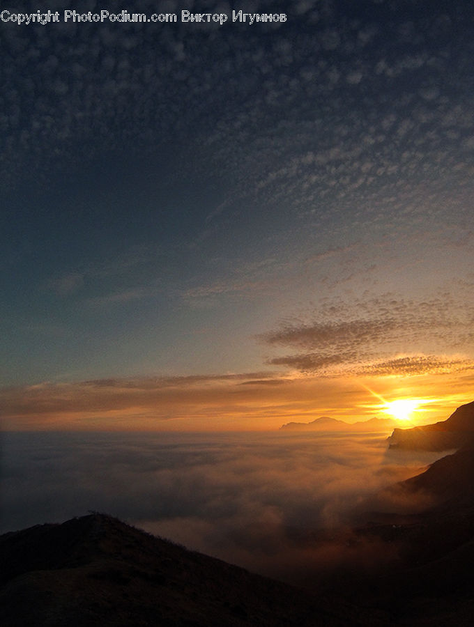 Dawn, Dusk, Sky, Sunrise, Sunset, Outdoors, Sun
