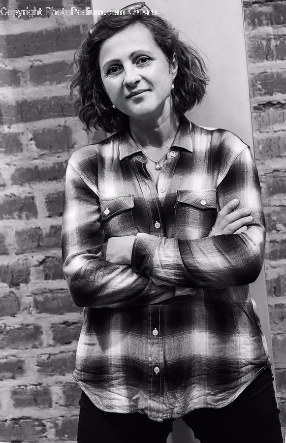 Human, People, Person, Brick, Portrait, Female