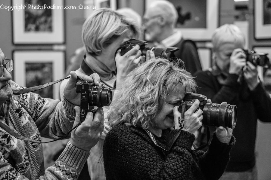 People, Person, Human, Photographer, Banister, Handrail, Camera
