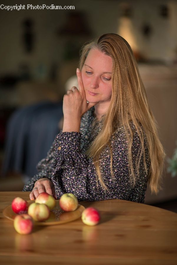 People, Person, Human, Blonde, Female, Woman, Fruit