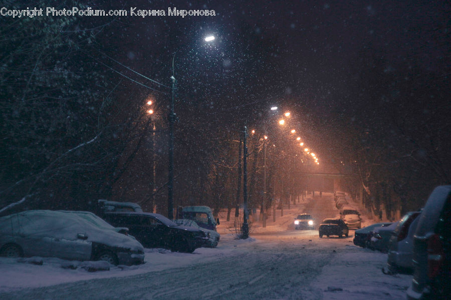 Blizzard, Outdoors, Snow, Weather, Winter, Ice, Automobile
