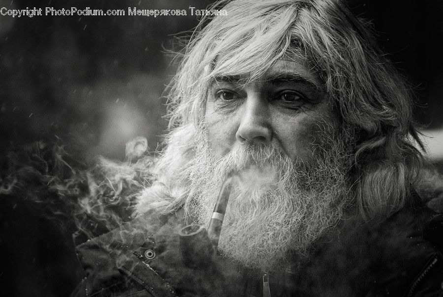 Smoke, Person, Portrait