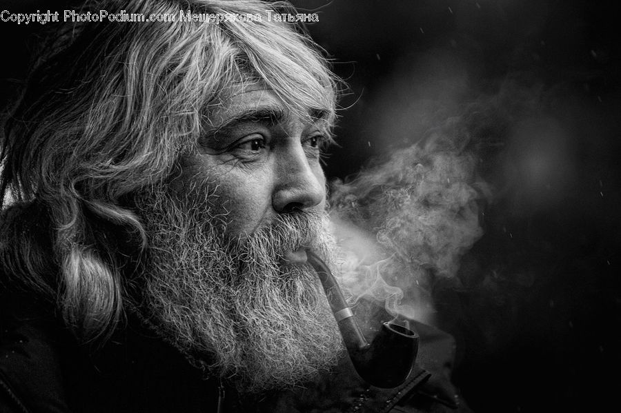 Smoke, Person, Portrait
