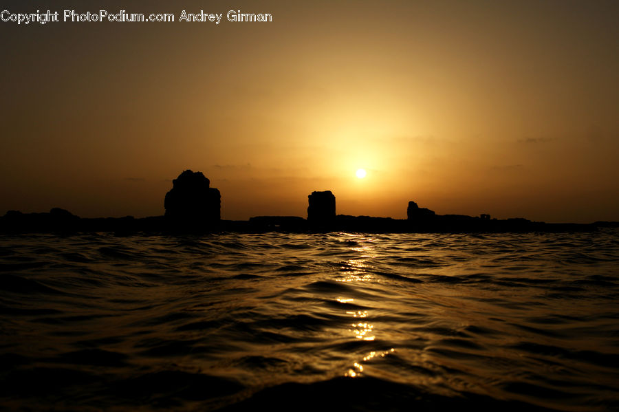 Silhouette, Dawn, Dusk, Sky, Sunrise, Sunset, Outdoors