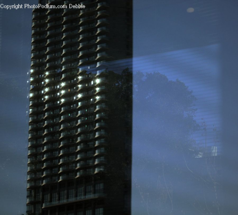Building, Housing, City, High Rise, Apartment Building, Light, Downtown