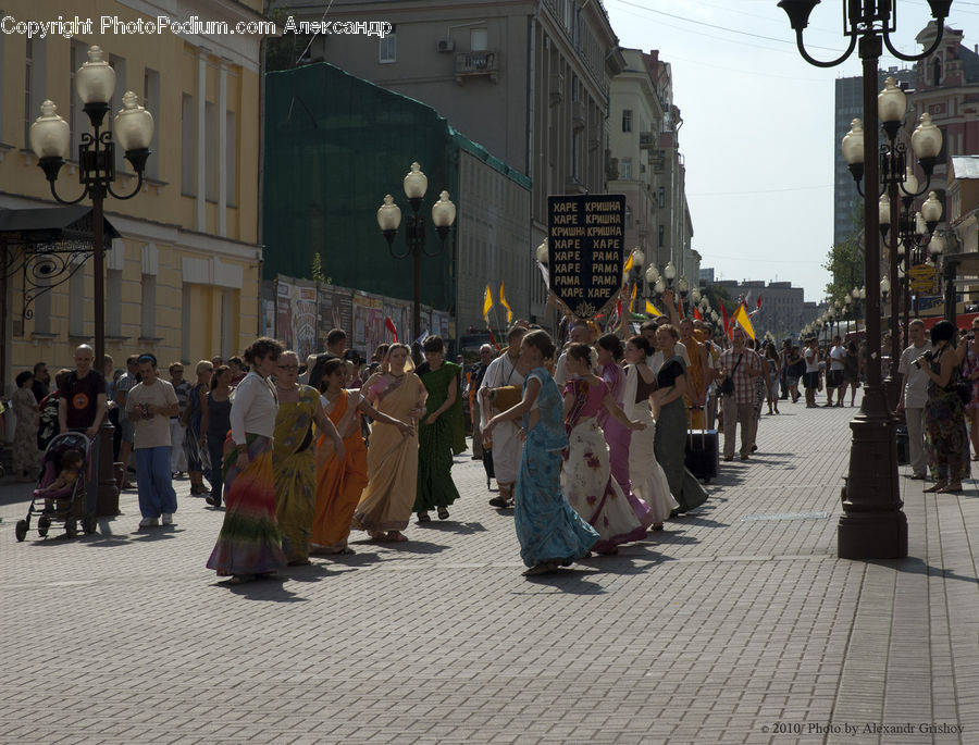 People, Person, Human, Light Fixture, Costume, Sari, Carnival