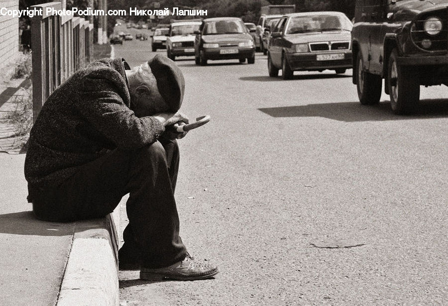 People, Person, Human, Automobile, Car, Vehicle, Asphalt