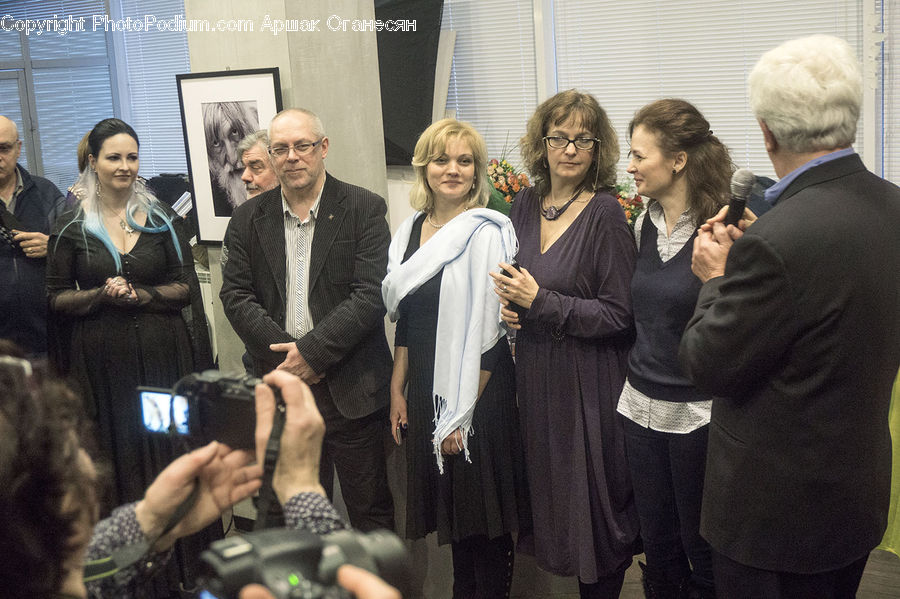 People, Person, Human, Clothing, Overcoat, Suit, Reception Room