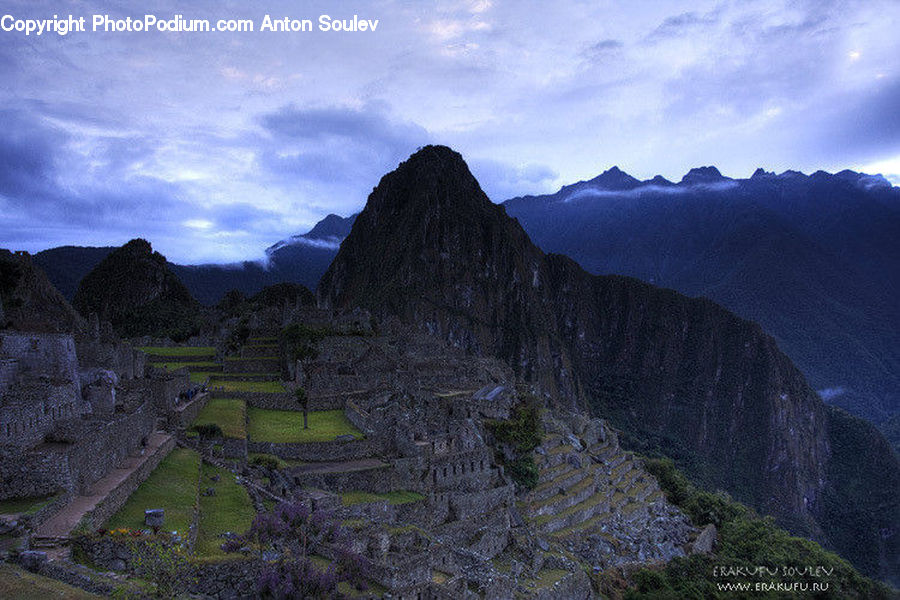 Crest, Mountain, Outdoors, Peak, Mountain Range, Architecture, Castle