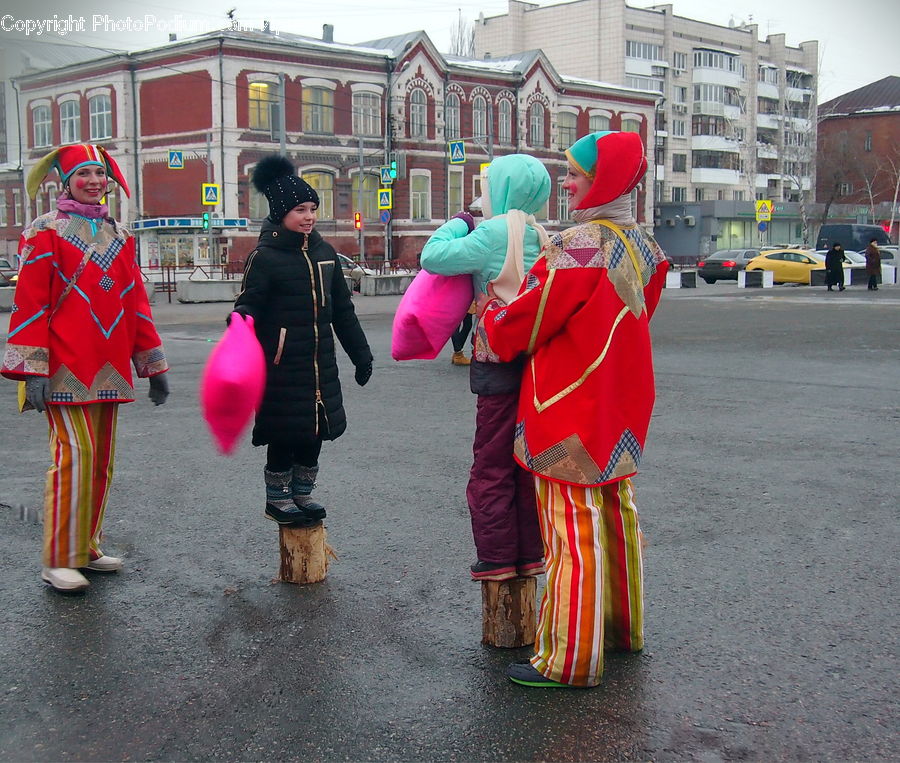 People, Person, Human, Clown, Performer, Carnival, Crowd