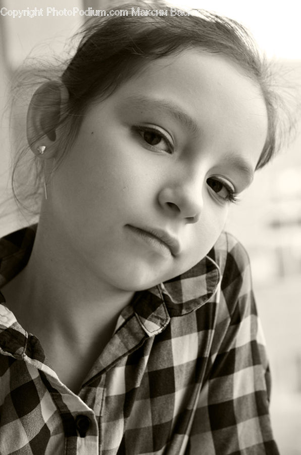 People, Person, Human, Portrait, Selfie, Plaid, Face